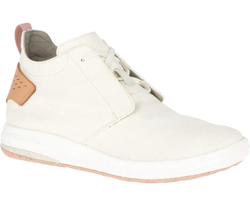 Tenis Senhora - Merrell Gridway Mid Lona - Branco - NXU384067